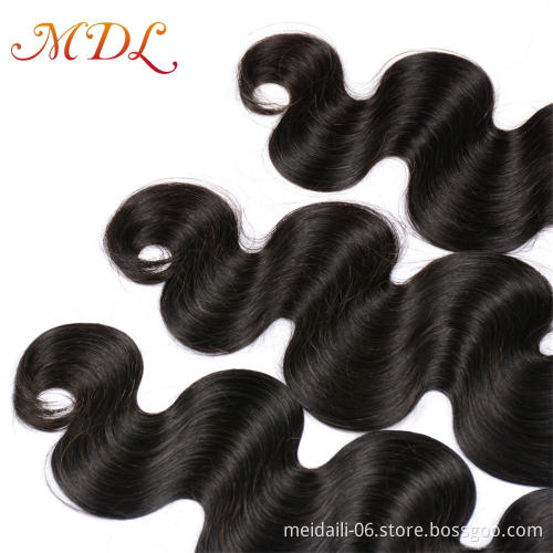 2019 wholesale price unprocessed brazilian virgin human body wave hair bundles